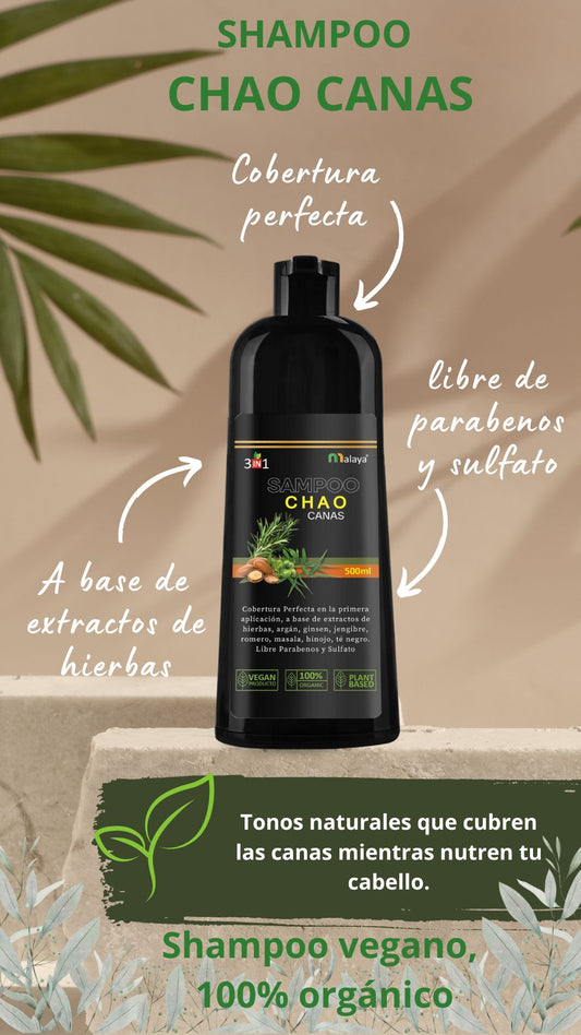 "✨¡SUPER PROMOCION:🧖‍♀️💥 SHAMPOO CHAO CANAS POR $69.900🔥🧴"