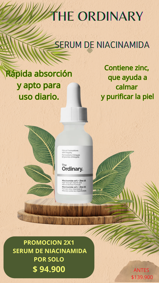 "✨¡SUPER PROMOCION:🧖‍♀️💥 LLEVA 1 SERUM DE NIACINAMIDA $59.900🔥🧴"
